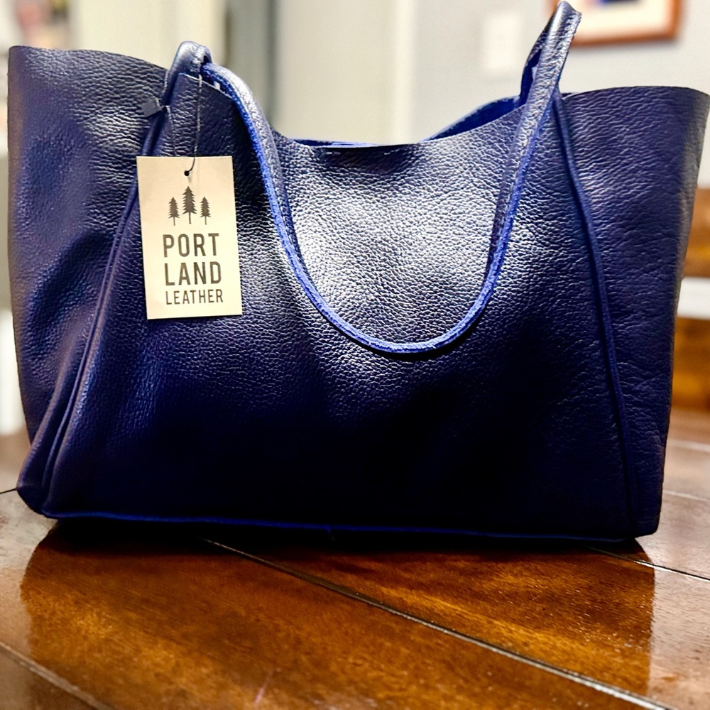 BNNU Portland Leather Goods Large Verona – Cobalt 💙💜